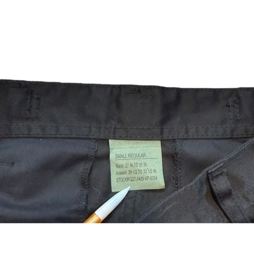 Rothco Black Tactical Battle Dress Uniform Pants Men's Size Small 27-31 Waist